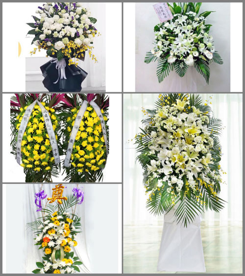 广东广州市花都区花东镇石角村白事花篮预定