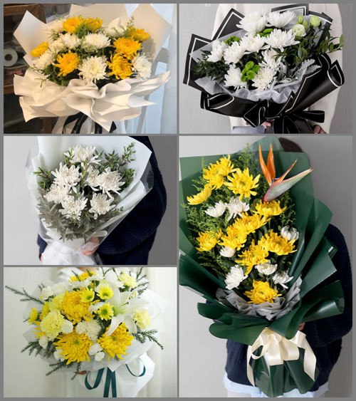 广东广州市花都区花东镇石角村白事花束代送